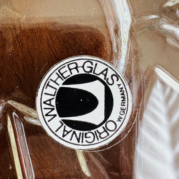 Vintage Walther-Glas Germany Pie Baking Dish Fruit Leaf Clear Glass NOS w Box - Picture 4 of 11